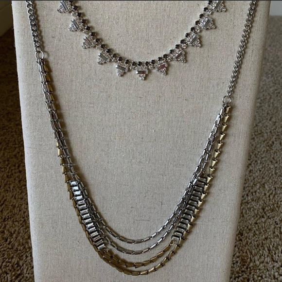 Mixed Metal Sutton Necklace - Picture 2 of 5